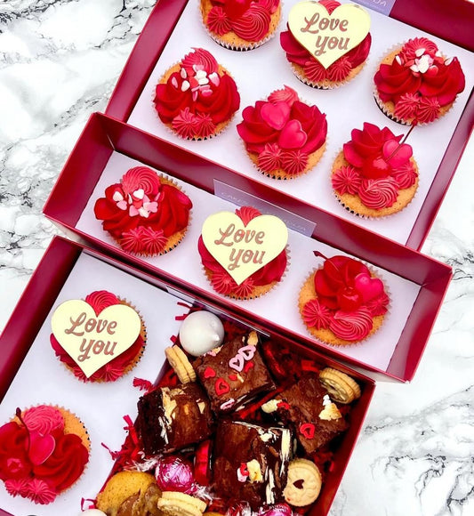 Valentines day acrylic heart tags | Cake charm | Cupcakes | Dessert | Cupcake Charms